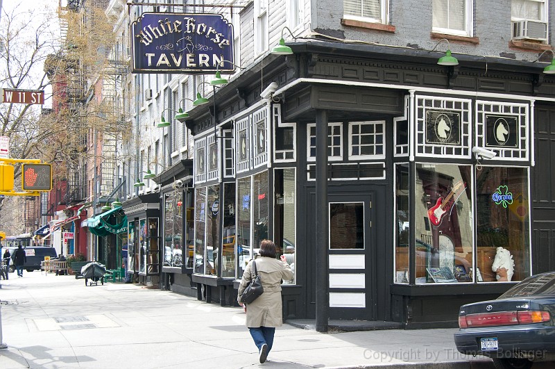 usa-0186.jpg - Am bekanntesten ist die White Horse Tavern vermutlich dafür, dass sich Dylan Thomas hier zu Tode trank. Bob Dylan war hier auch Stammgast